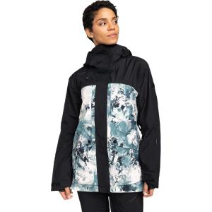 image:imageRoxy Womens Glade Goretex Stretch Ski Jacket  20k Waterproof 2layer Shell Pfas FreeSea Pine