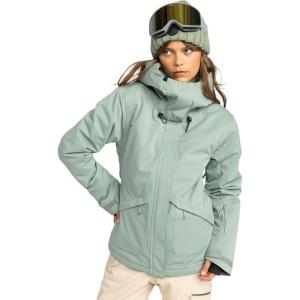 image:imageRoxy Womens Illumine Warmlink Ski Jacket  30k Waterproof Goretex Pfasfree Snowboard JacketLily Pad