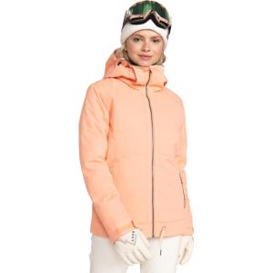 image:imageRoxy Womens Meade Snow Jacket  10k Waterproof Pfasfree Recycled Materials InsulatedPeach Pink