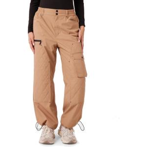 image:imageRoxy Womens Piper Fleece Lined Snowboard Pant  Relaxed Fit Quilted Design PfasfreeTaupe