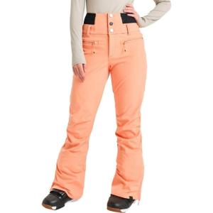 image:imageRoxy Womens Rising High Ski Pant  15k Waterproof Stretch Snow Pant Skinny Fit PfasfreePeach Pink