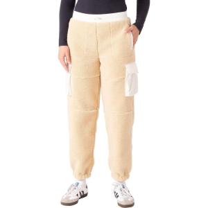 image:imageRoxy Womens Sherpa Jogger  Relaxed Fit Faux Sherpa Fleece Pant Adjustable Waist PfasFree Fully LinedDesert