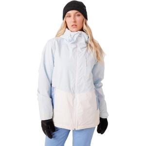 image:imageRoxy Womens Ski Jacket  10k Waterproof Insulated Pfasfree Stretch Recycled FabricBlue Combo