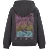 image:imageRoxy Girls Fullzip Fleece Hoodie SweatshirtPhantom Sunset