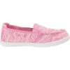 image:imageRoxy Girls Minnow Slip on Sneaker ShoePinkWhite Exc