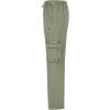 image:imageRoxy Girls Precious Wide Leg Twill Cargo Pants Relaxed FitOil Green