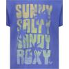 image:imageRoxy Girls Short Sleeve Boyfriend Fit Logo Tee Crew Neck Graphic TShirt Soft amp ComfortableBlue Bonnet Sunny