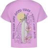image:imageRoxy Girls Short Sleeve Boyfriend Fit Logo Tee Crew Neck Graphic TShirt Soft amp ComfortableCrocus Biscus