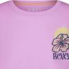 image:imageRoxy Girls Short Sleeve Boyfriend Fit Logo Tee Crew Neck Graphic TShirt Soft amp ComfortableCrocus Biscus