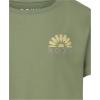 image:imageRoxy Girls Short Sleeve Boyfriend Fit Logo Tee Crew Neck Graphic TShirt Soft amp ComfortableOil Green Mosaic