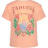 image:imageRoxy Girls Short Sleeve Boyfriend Fit Logo Tee Crew Neck Graphic TShirt Soft amp ComfortablePeach Pearl