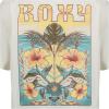 image:imageRoxy Girls Short Sleeve Oversized Fit Logo Tee Crew Neck Graphic TShirt Soft amp ComfortableCoconut Soulflower