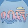 image:imageRoxy Girls Short Sleeve Snug Fit Ribbed Tee Crew Neck Graphic TShirt Soft amp ComfortableBlue Sunset