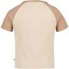 image:imageRoxy Girls Short Sleeve Snug Fit Ribbed Tee Crew Neck Graphic TShirt Soft amp ComfortableParchment Bouquet