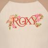 image:imageRoxy Girls Short Sleeve Snug Fit Ribbed Tee Crew Neck Graphic TShirt Soft amp ComfortableParchment Bouquet