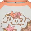 image:imageRoxy Girls Short Sleeve Snug Fit Ribbed Tee Crew Neck Graphic TShirt Soft amp ComfortablePeach Groovy