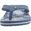 image:imageRoxy Girls Vista III Flip Flop SandalBlue Print 211