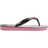 image:imageRoxy girls Rg Viva Stamp Flip Flop SandalBlackCandy Pink