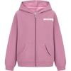 image:imageRoxy Girls Fullzip Fleece Hoodie SweatshirtGrape Nectar