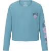 image:imageRoxy Girls Long Sleeve Relaxed Fit Graphic TeeBlue Hibiscus