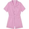 image:imageRoxy Girls Oceanview Jumpsuit Casual Fit Short Sleeves amp Elastic WaistbandLilac Oceanview