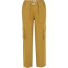 image:imageRoxy Girls Precious Wide Leg Twill Cargo Pants Relaxed FitAmber Gold