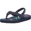 image:imageRoxy Girls Vista Toddler Flip Flop SandalBlue Indigo Exc