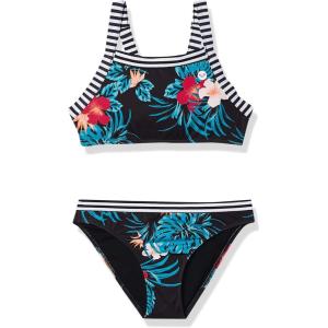 image:imageRoxy Girls Island Trip Crop Top Swimsuit SetMulticolor