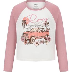 image:imageRoxy Girls Long Sleeve Relaxed Fit Graphic TeeLilas Raglan