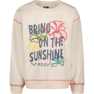 image:imageRoxy Girls Oversized Pullover Crewneck Sweatshirt Soft amp ComfortableOatmeal Sunshine