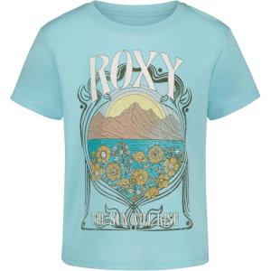 image:imageRoxy Girls Short Sleeve Boyfriend Fit Logo Tee Crew Neck Graphic TShirt Soft amp ComfortableTibetan Stone Heat