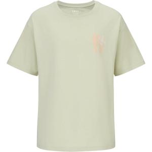 image:imageRoxy Girls Short Sleeve Oversized Fit Logo Tee Crew Neck Graphic TShirt Soft amp ComfortableGreen Tropics