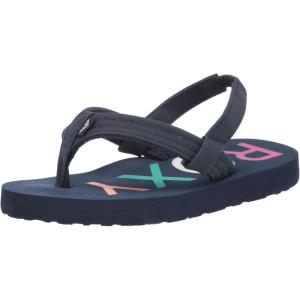 image:imageRoxy Girls Vista Toddler Flip Flop SandalBlue Indigo Exc