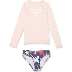 image:imageRoxy Girls Whole Hearted Long Sleeve Rashguard SetMood Indigo Alma Exc