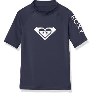 image:imageRoxy Girls Whole Hearted Short Sleeve RashguardRashguard ShirtMood Indigo 22