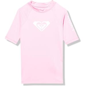 image:imageRoxy Girls Whole Hearted Short Sleeve RashguardRashguard ShirtPrism Pink 241