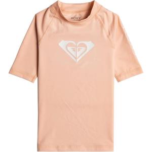 image:imageRoxy Girls Whole Hearted Short Sleeve RashguardRashguard ShirtTropical Peach 231