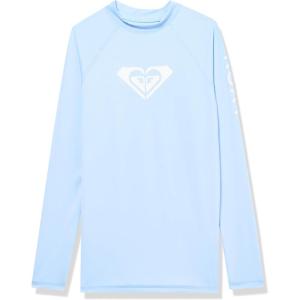 image:imageRoxy Womens Long Sleeve Compression Fit Rashguard UPF 50 Quick Dry Recycled Swim ShirtBel Air Blue 241