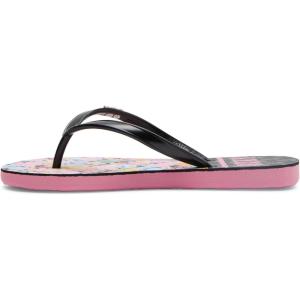 image:imageRoxy girls Rg Viva Stamp Flip Flop SandalBlackCandy Pink
