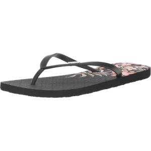 image:imageRoxy girls Rg Viva Stamp Flip Flop SandalCharcoal