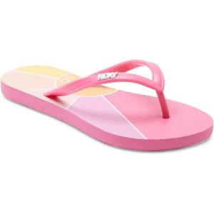 image:imageRoxy girls Rg Viva Stamp Flip Flop SandalPink Overflow