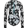 image:imageRoxy Girls Long Sleeve Onepiece Rashguard Swimsuit with UPF 50 Sun Protection Quick Drying Bathing SuitPhantom Floral