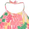 image:imageRoxy Girls Onepiece Swimsuit with UPF 50 Sun Protection Quick Drying Bathing SuitPlumeria Tropical