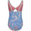 image:imageRoxy Girls Onepiece Swimsuit with UPF 50 Sun Protection Quick Drying Bathing SuitSilver Lake Blue