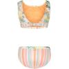 image:imageRoxy Girls Twopiece Bikini Swimsuit Set UPF 50 Sun Protection QuickDry Bathing SuitCloud Dancer