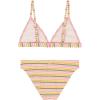 image:imageRoxy Girls Twopiece Bikini Swimsuit Set UPF 50 Sun Protection QuickDry Bathing SuitPapaya Mirage