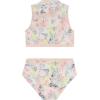 image:imageRoxy Girls Twopiece Bikini Swimsuit Set UPF 50 Sun Protection QuickDry Bathing SuitPeach North Short