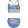 image:imageRoxy Girls Twopiece Bikini Swimsuit Set UPF 50 Sun Protection QuickDry Bathing SuitSilver Lake Blue