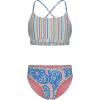image:imageRoxy Girls Twopiece Bikini Swimsuit Set UPF 50 Sun Protection QuickDry Bathing SuitSilver Lake Blue