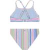 image:imageRoxy Girls Twopiece Bikini Swimsuit Set UPF 50 Sun Protection QuickDry Bathing SuitSkyway Salty Stripe